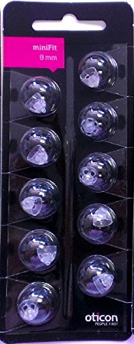 Oticon Replacement Domes For Minirite Hearing Aids (8Mm Open) #TOP22