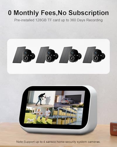 Outdoor Security Camera System with NVR