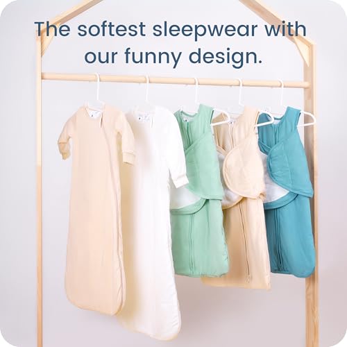 Image of Newborns Swaddle Sleep Sack 0-3 Months, 1.0 TOG Baby Blanket for Newborns, Soft Sleeping Bag for Infants