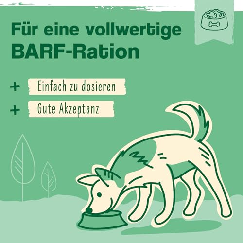 ida+ – Barf Perfect 400g – Barf Mineralien für Hunde – Magnesium - Barf Zusatz Hund Komplett - Zink - Calcium - Barf Pulver - Barf Zusatz Futter - Gelenke