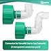 Lyserin AC Drain Line Cleaner Tool – Wet Vac Attachment for Unclogging & Evacuating PVC AC Drain Lines, Universal Fit