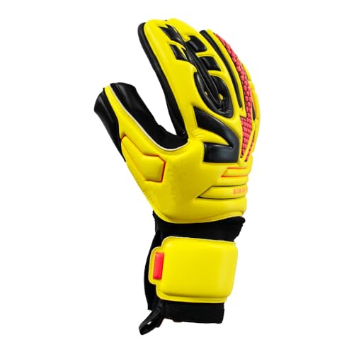 Accesorios De Futbol, Sports Voit Guantes de Portero Snakebite Amarillo Adulto Talla Grande (10)