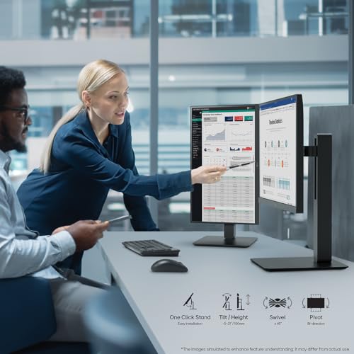 Image of LG Electronic Monitor 24BA850, 24 inch, FHD 1080p, 100Hz, 5ms Response Time, IPS Panel, HDMI, DisplayPort, USB-C (Black)