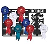 SUPERDANT Medaillenhalter F&uuml;r Pferderosetten Medaillen Aufbewahrung F&uuml;r Reitrosetten Auszeichnungsband Schwarzes Sport Medaillen Aufh&auml;nger Wandhalterung Neues Verbessertes Geschenke F&uuml;r Reitsportler