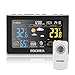Produktbild FOCHEA Wetterstation Funk mit Außensensor, Funk Wetterstation Digital-Thermometer Hygrometer mit Wettervorhersage, Alarm/Schlummerfunktion, Luftfeuchtigkeit- und Temperaturüberwachung Schwarz