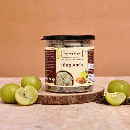 Image of Tummy Pops | Hing Amla Candy Digestive Churan - 350gm Jar | Hygienically Prepared & Packed | After Meal Digestives Flavorful Mukhwas, Hing Amla, Healthy Amla Churan