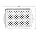 OGGI Anti Slip Serving Tray with Handles- White Rectangle Server - Ideal for Eating, Breakfast Tray, Food Tray, Appetizer, Serving