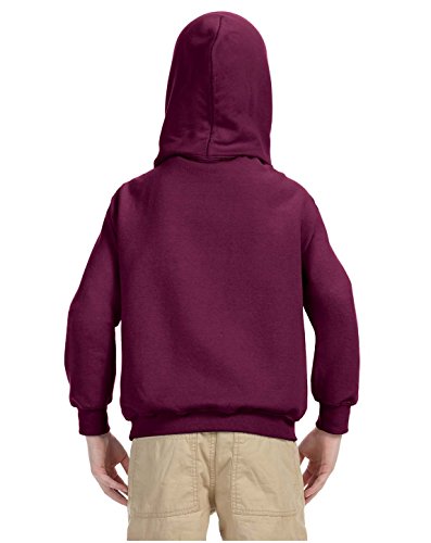 Gildan G185B Youth Heavy Blend 50/50 Hood - Maroon - XS3