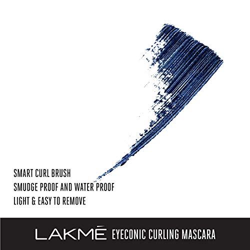 Image of Lakme Insta Eye Liner, Blue, 9 ml And Lakme Eyeconic Curling Mascara, Royal Blue, 9ml