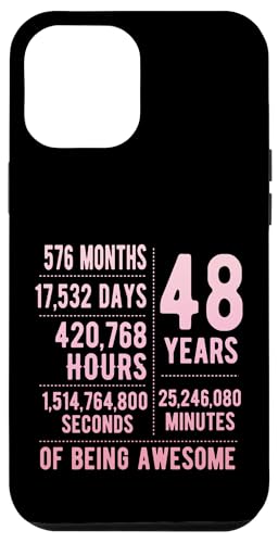 48° compleanno uomo donna divertente 48 anni Custodia per iPhone