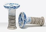 bluesky energy greenrock Durchmessser: ca. 7,5 cm Hookain Litlip Shisha Kopf Tabakkopf Phunnel Lit Lip Sky Blue