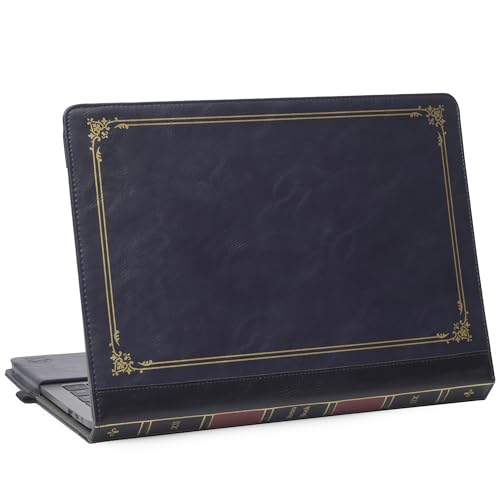 Coque MacBook Air 13 en cuir TYTX étui protection bleu pour A2337 M1 A2179 A1932