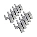 Longzhuo Luz de bisagra 10 Piezas cálido/frío Armario Universal Armario Armario Armario luz de bisagra LED Cocina casera(luz Blanca)