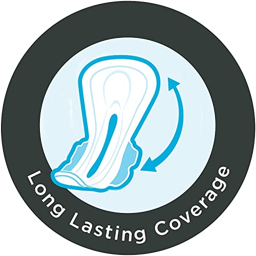 WHISPER BINDAZZZ NIGHTS SANITARY PADS, 20 XXXL PADS, UPTO 0% LEAKS ALL NIGHT LONG, FOR HEAVY FLOW, 75% LONGER & WIDER BACK, COMFORTABLE CUSHIONY... - Image 7