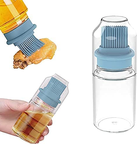 Jashgop Silicone Oil Brush with Bottle Dispenser Bottle, with Silicone Brush, Used for Kitchen Cooking, Frying, Baking, Barbecue, Pancakes, air Fryer, marinated. (B0D95YHMVV) Amazon Price History, Amazon Price Tracker