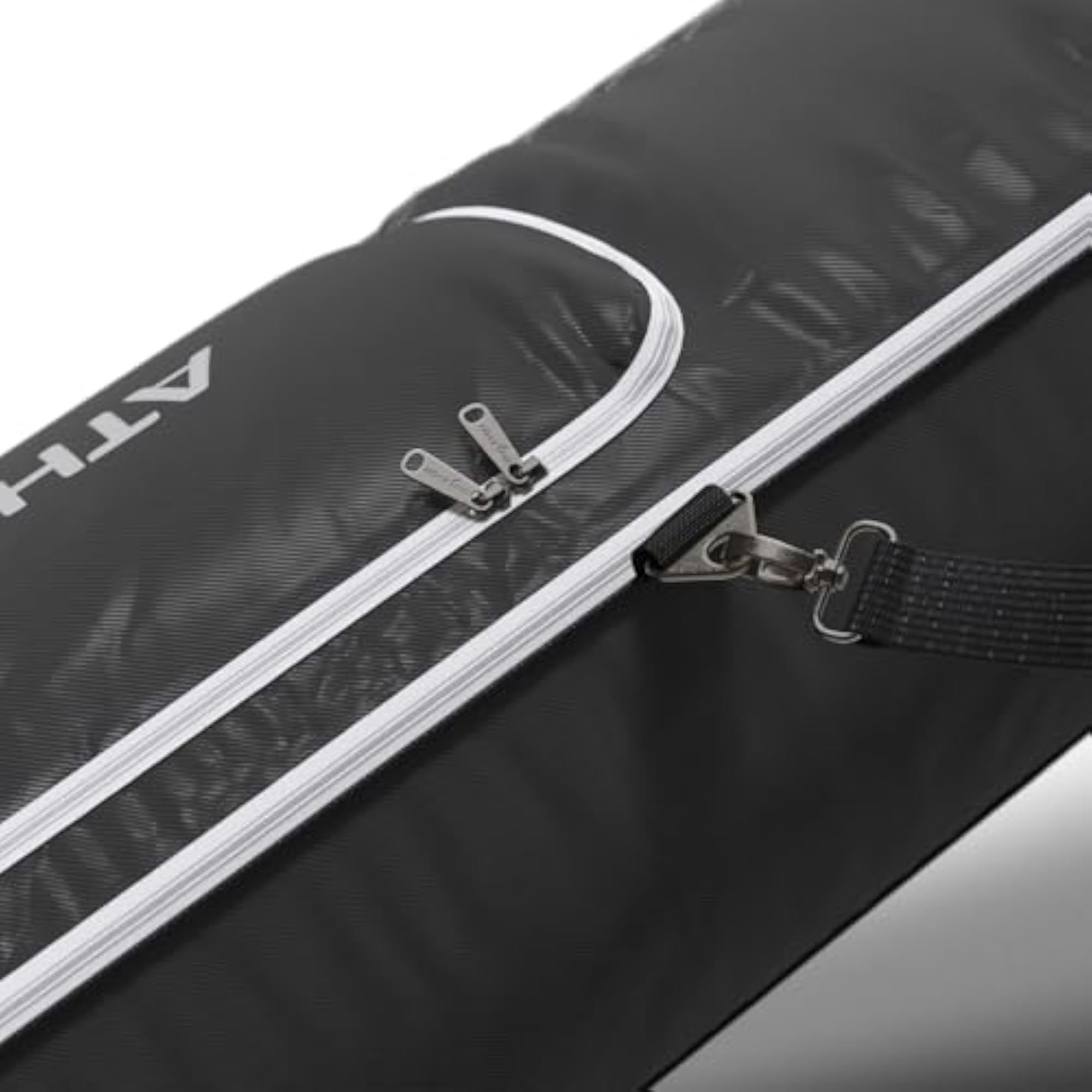 Rolling Double Ski Bag, Padded Ski Bag with Wheels