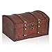 Produktbild Brynnberg Schatztruhe 22x15x11cm Holztruhe Schatzkiste braun im Kolonialstil