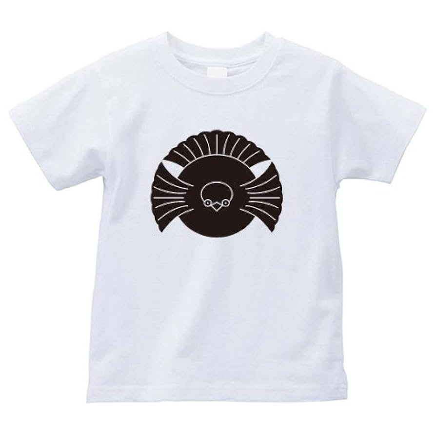 Amazon.co.jp: 家紋シリーズ Tシャツ 脹雀（ふくらすずめ） L