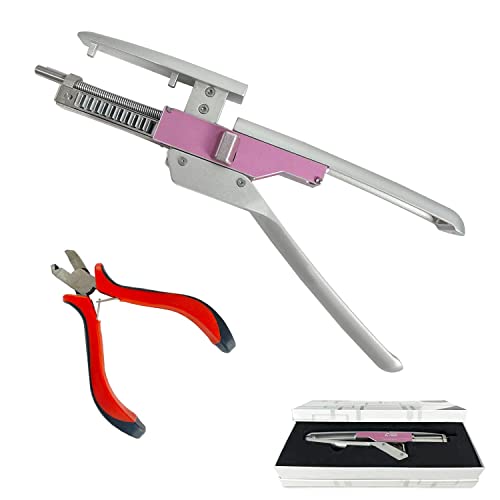 6D Hair Extension Machine 10-pin Seamless Hair Extension Easy To Use Hair Keratin Professional Hair Extension Equipment Real Hair Extension for Salons