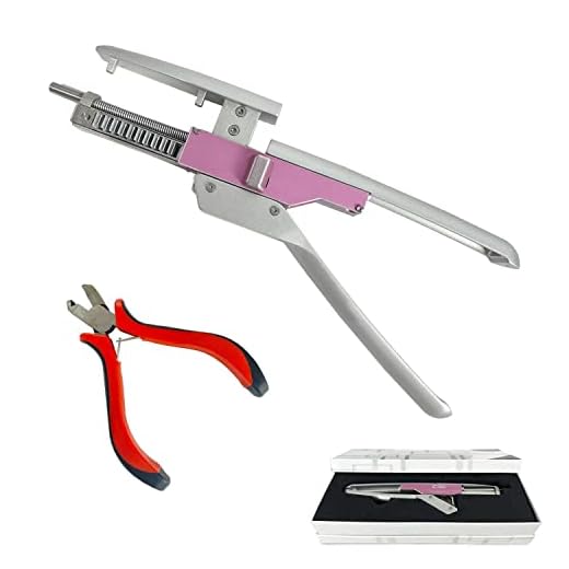 6D Hair Extension Machine 10-pin Seamless Hair Extension Easy To Use Hair Keratin Professional Hair Extension Equipment Real Hair Extension for Salons