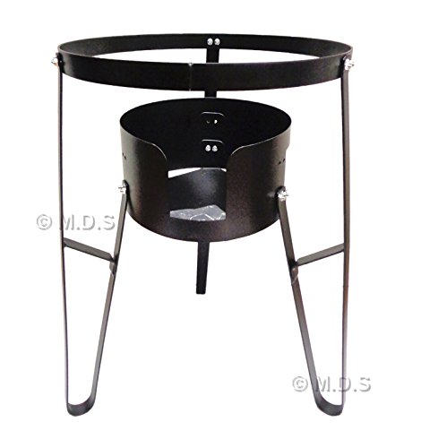 Comal Convex 21" With Burner Set Heavy Duty Metal Automatic Propane Gas Portable #TOP4