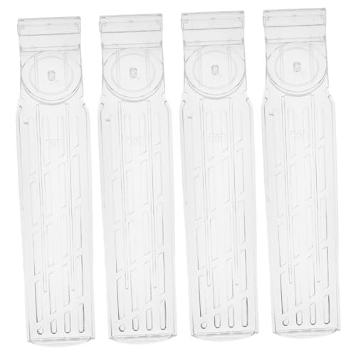 SOLUSTRE 4pc Acrylic Shoe Display Stand Retail Shelving for Sneakers Display Shelves for High Heels in Malls Stores