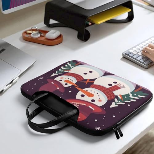 Bolso para portátil impermeable de 17 pulgadas Snowman in The Snow miniatura 7