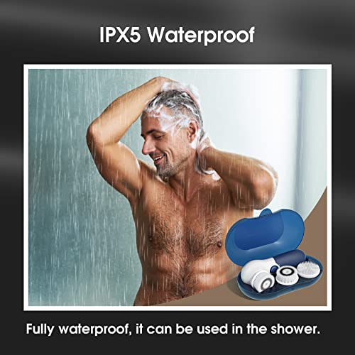 Facial Cleansing Brush: Face Scrubber for Men and Women - Face Brushes for Deep Cleansing and Exfoliating