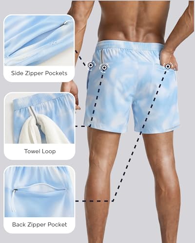 Image of maamgic Men's Athletic Running Shorts with Liner Ultra Lightweight Workout Shorts 5 inch / 7 inch