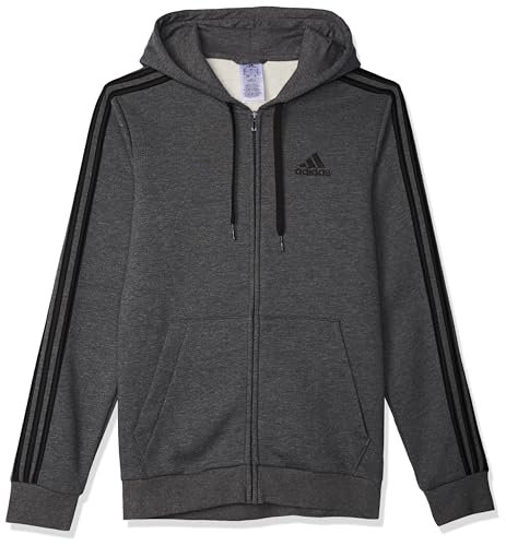 adidas Men's Essentials Fleece 3-Stripes Full-Zip