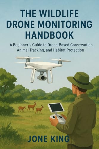THE WILDLIFE DRONE MONITORING HANDBOOK: A Beginner’s Guide to Drone-Based Conservation, Animal Tracking, and Habitat Protection