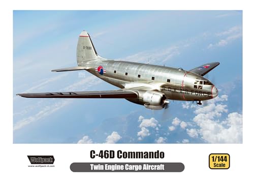 Maquette plastique C-46D Commando Wolf Pack Design 1/144 Corée avion miniature