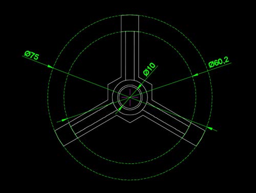 Microheli PLA 3D Printed Swashplate Leveler (RD) - Blade 550X