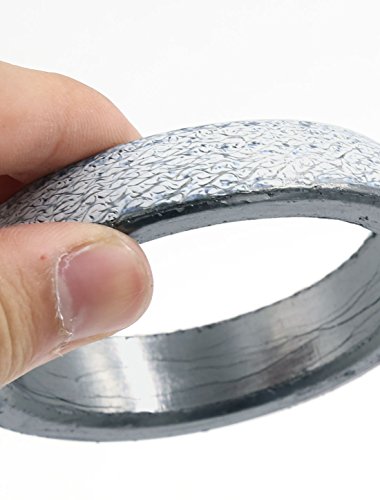 sourcing map Auto 60mm Dia graphit Auspuff Schalldämpfer Muffler Flansch Donut Dichtung Dichtring