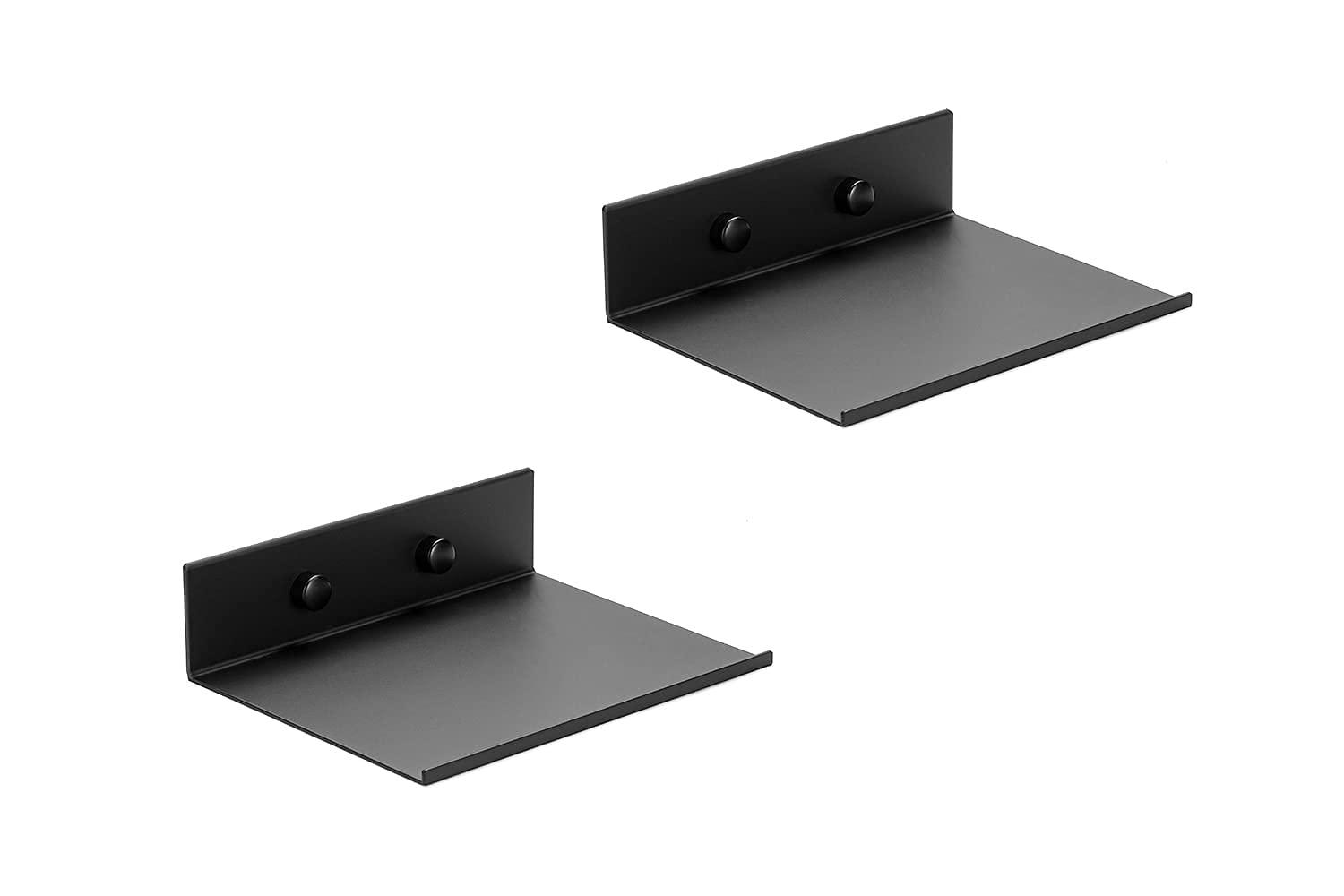 Small Floating Shelves, Mini Metal Shelf for Collection Action Figures