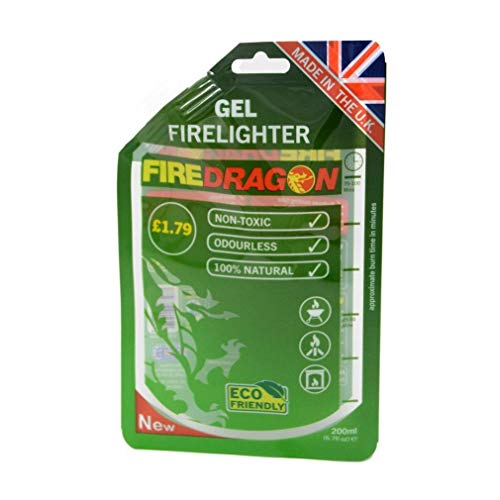 Fire Dragon Gel Fuel (200 ml), verde, talla única