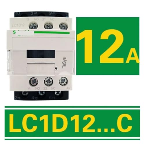 Contacteur CA triphasé LC1D12C bobine 24V pour automatisme 220V 3 pôles