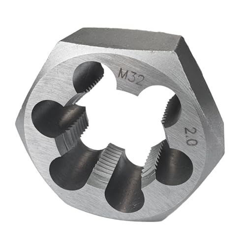 Yamesh M32 x 2.0 Hex Die Rethreading Die Thread Die Carton Steel For Right Hand