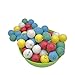 JUNWRROW Plastic Bingo Balls 3/5 inch Multicolored,75 Count, Perfect for Bingo Nights, Raffles, and More,Lost Bingo Ball Replacements