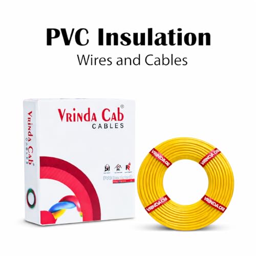 Image of 1MM Yellow CCA Copper Wire - 45 Meter Roll | Premium Multi-Strand Electrical Wire for Domestic & Industrial Applications
