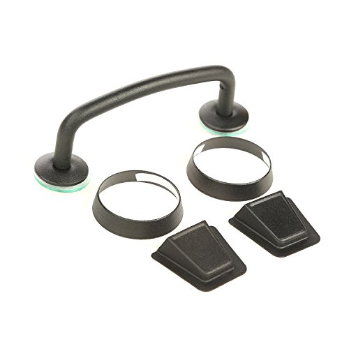 Rugged Ridge 11201.06 Noir pare-brise kit d'arrimage fixation capot