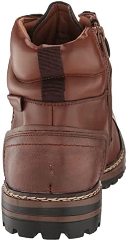 Madden Men's M-SALUS Combat Boot, Cognac, 9 | Image 2