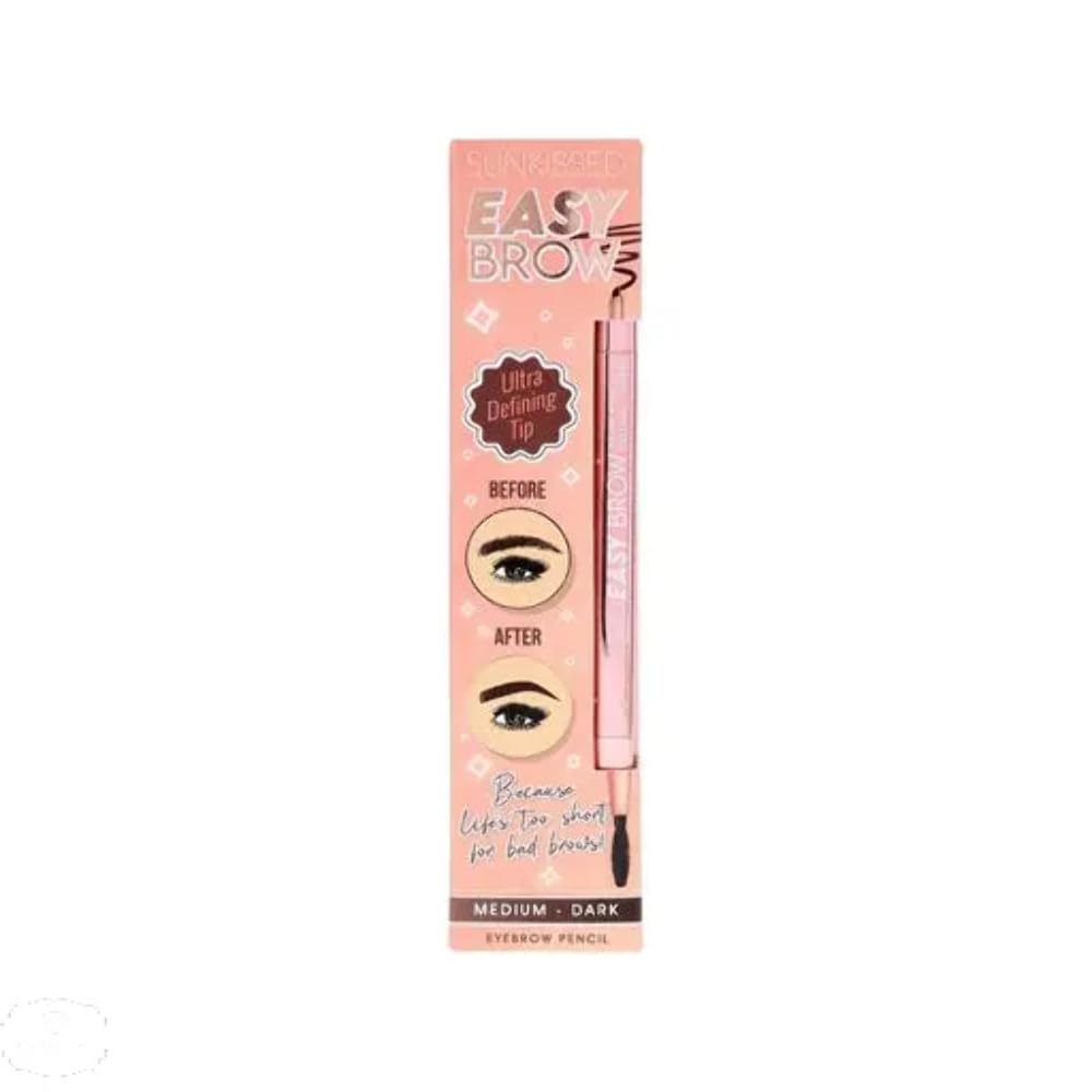SUNKISSED Easy Brows Ultra Defining Tip Medium-Dark Eyebrow Pencil