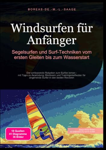 Windsurfen für Anfänger: Segelsurfen und Surf-Techniken vom ersten Gleiten bis zum Wasserstart: Der umfassende Ratgeber zum Surfen lernen - mit Tipps ... in den besten Revieren (Wassersport (DE))