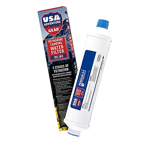 Buy 1 get 1 3-Stage RV/MARINE XXL Inline Water Filter  Filters Chemicals, Insecticides, Chlorine, Lead 