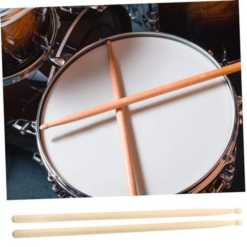 4 pares de baquetas de madera de arce para batería Jazz miniatura 4