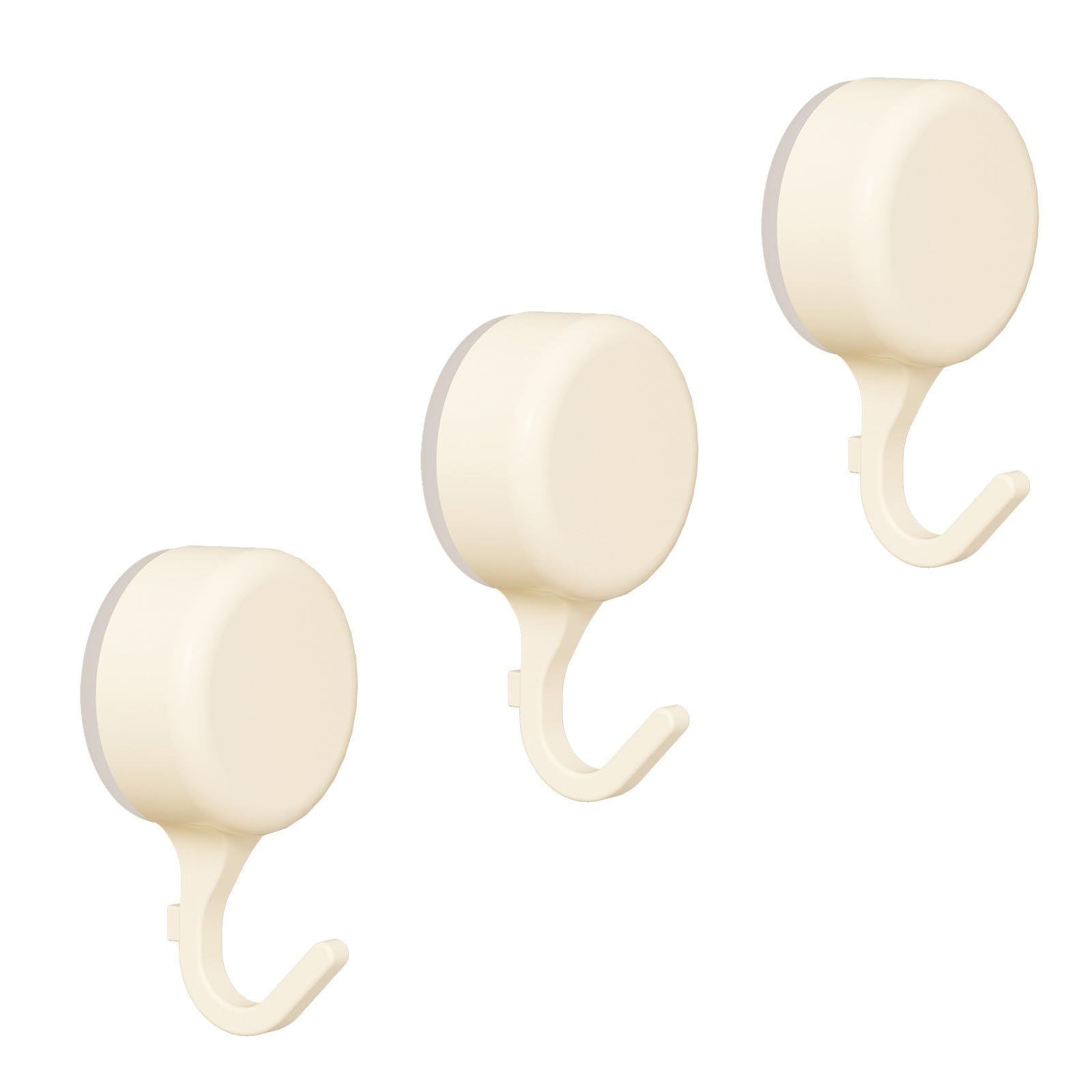 Smooth Surfaces Mounting Hooks Strong Bathroom Storage Solution with Secure Suction Technology for Household Use Strong Suction Hooks