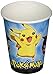 amscan Electrifyingly Cute Pikachu & Friends Birthday Party Paper Cups (8 Pack), 9 oz, Blue