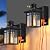 2 pack Porch Lights with GFCI Outlet,Dusk to Dawn Motion Sensor Outdoor Lights,3 Lighting Modes Black Front Door Lights,Waterproof Exterior Light Fixture,Outside Wall lamp for House Patio Garage