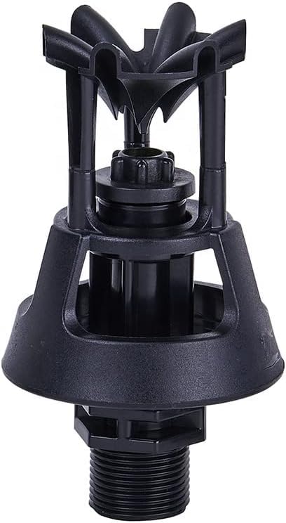 Image of 10pcs 360 Degrees Rotating Water Sprinkler Head for Garden Agriculture Irrigation Lawn Pipes Poultry Farm Greenhouse Gardening Accessories- Male Thread 1 /2 inch (Pack of 10pcs)